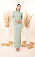 Jula - High Neck with side slit dress